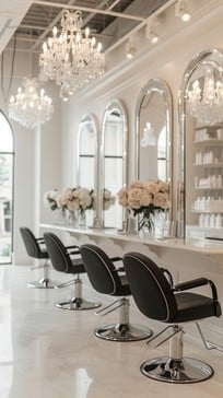 Apika Beauty Studio salon interior in Greenacres, FL